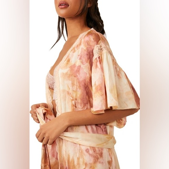 𝓯𝓹 Free People ~ Moonbeams Washed Robe - Picture 8 of 10